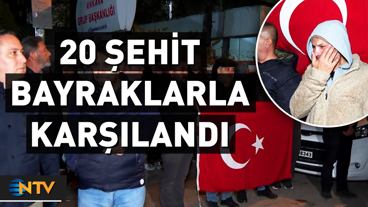 20 Şehit, Adli Tıp Önünde Türk Bayraklarıyla Karşılandı | NTV