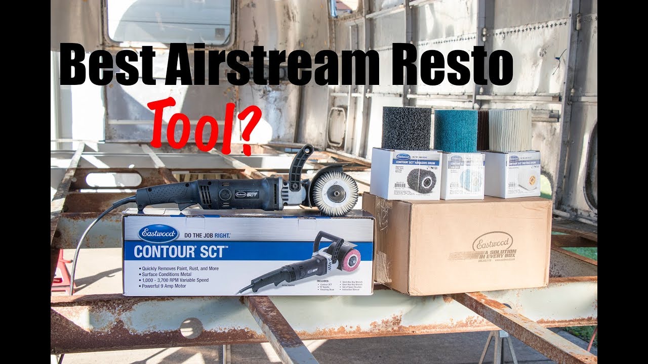 Обзор полировальной машинки Eastwood Contour SCT для полировки и реставрации автодомов Airstream,...