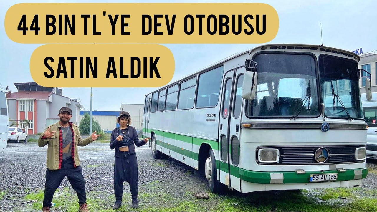 KARAVAN PROJESİ İÇİN SAMSUN'DAN 44 BİN TL'YE MERCEDES 302 DEV OTOBÜSÜ SATIN ALDIK!