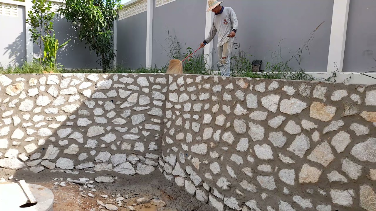 กำแพงหินกันดิน เรียงหิน ช่างนุพัทยา โทร.0830058515