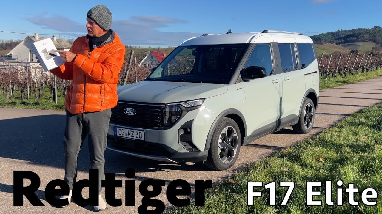 Redtiger F17 Elite: Die erste Vollnacht-Farb-Dashcam mit 3 Kanälen!
