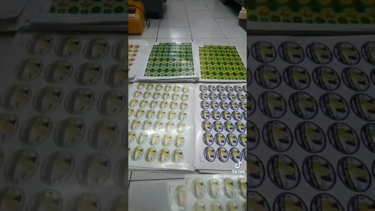 Stiker Cutting Label Minuman 