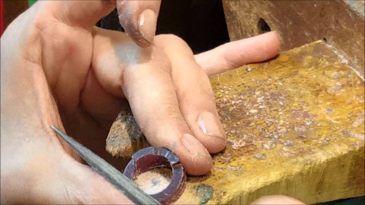 Carving a Wax Model at Trios Studio