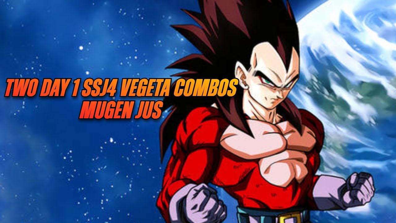 Two Day 1 SSJ4 Vegeta Combos | MUGEN JUS
