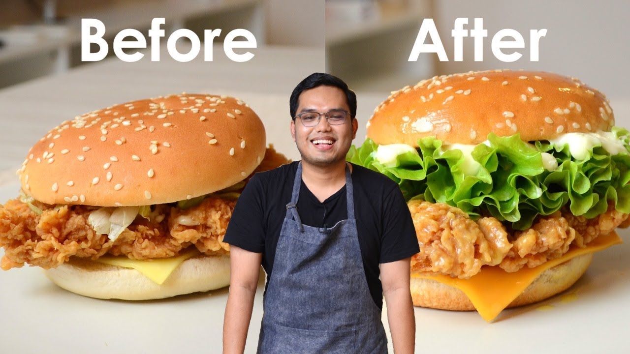 Makeover Burger KFC Biar Sama Macam Iklan
