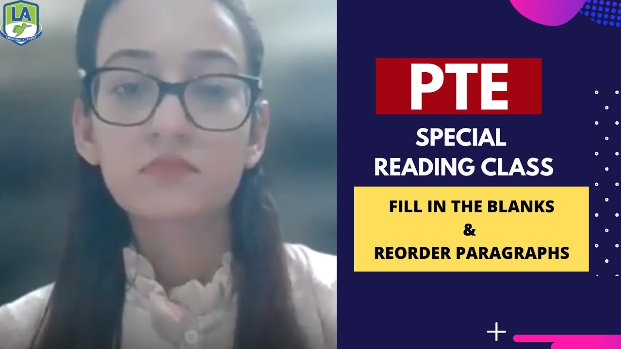 PTE Reading Practice Class | Fill in the Blanks & Reorder Paragraph | Grammar Rules & Tricks