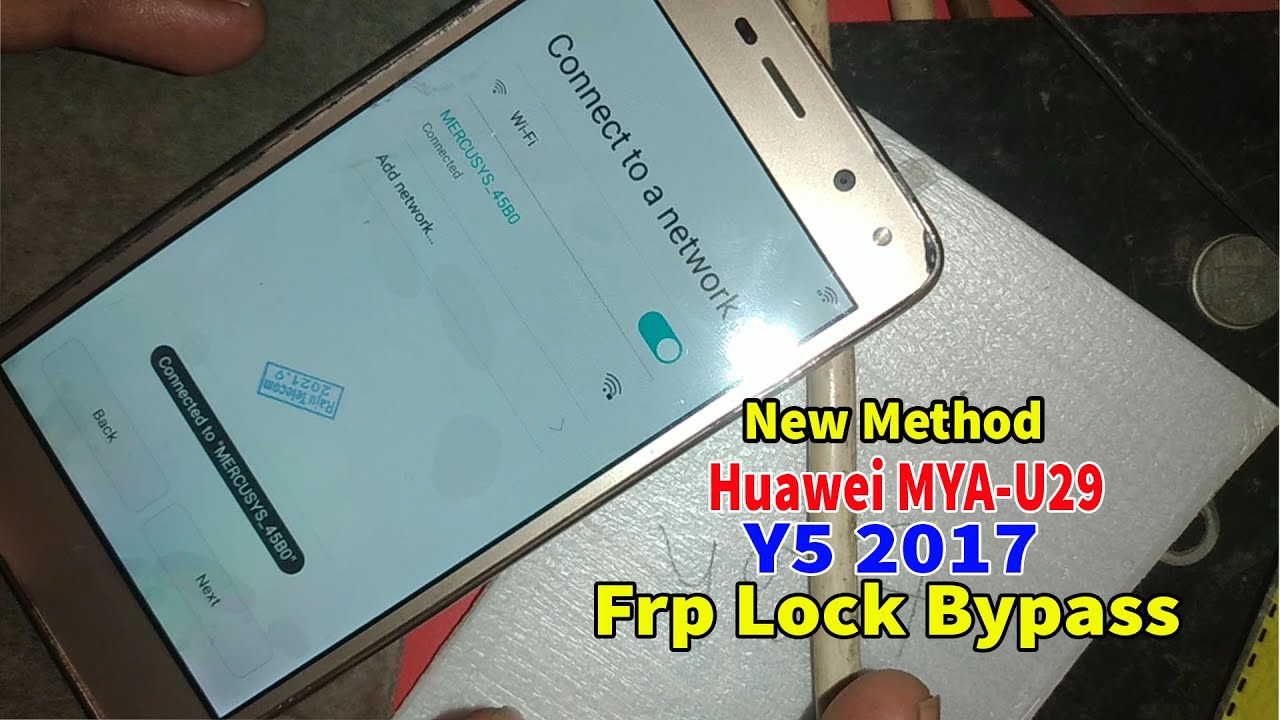 Huawei Y5 2017 MYA-U29 Frp Lock Bypass New Method Easy Way | Bypass MYA U29 Unlock frp Bypass