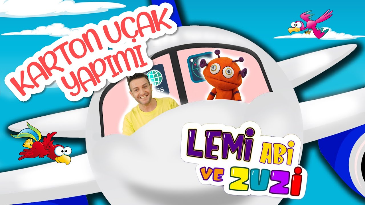 “Lemi Abi ve Zuzi” Kartondan çevre dostu bir uçak yapıyor. I 37