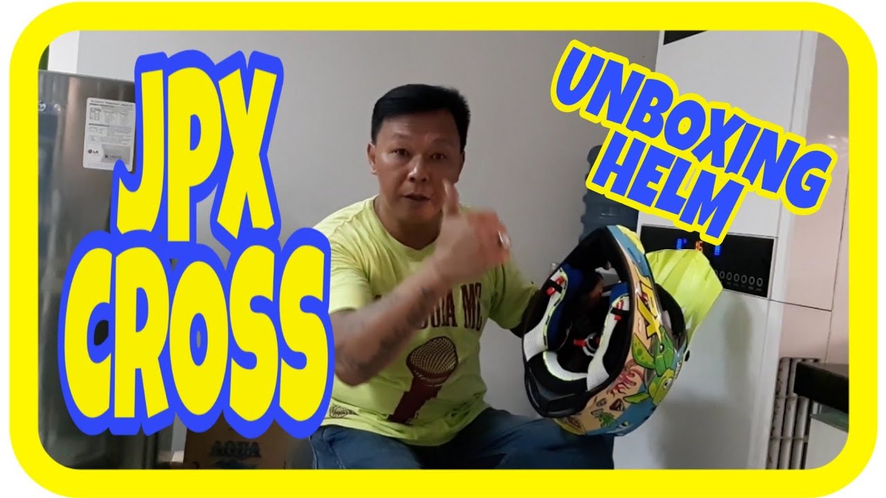 VLOG 179 - UnBoxing Helm JPX Cross - By : SAID MC (27.2.2019)
