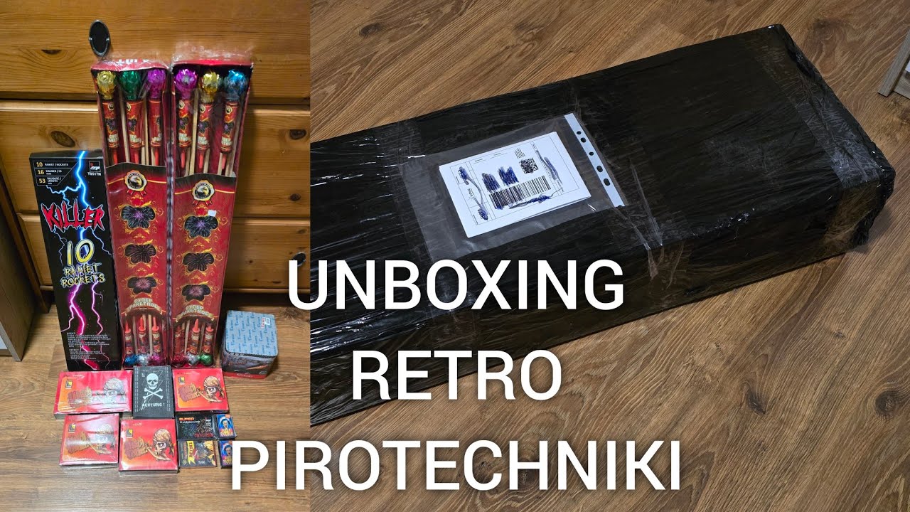 Paczka z retro pirotechniką na sylwestra 2024/2025🔥🎆