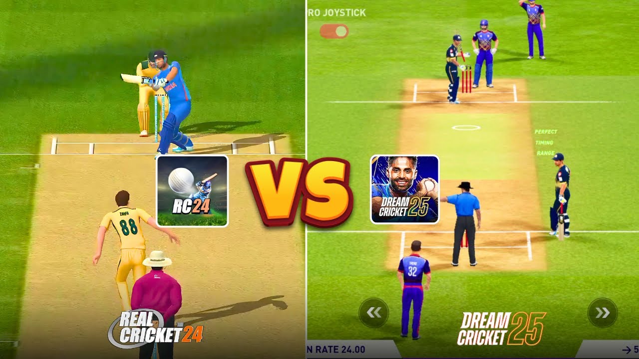 🔥Real Cricket 24 vs Dream Cricket 25 - Which is Best?🤔 | Genuine Comparison | RC 24 vs DC 25