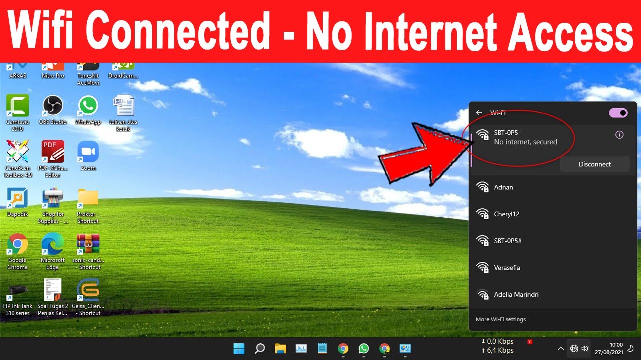 Cara Mengatasi Wifi Connected Tapi No Internet Access
