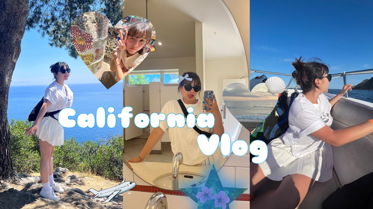 california trav vlog 2 ᡣ˶ᵔ ᵕ ᵔ˶𐭩 ♡: catalina island, san diego, costa mesa