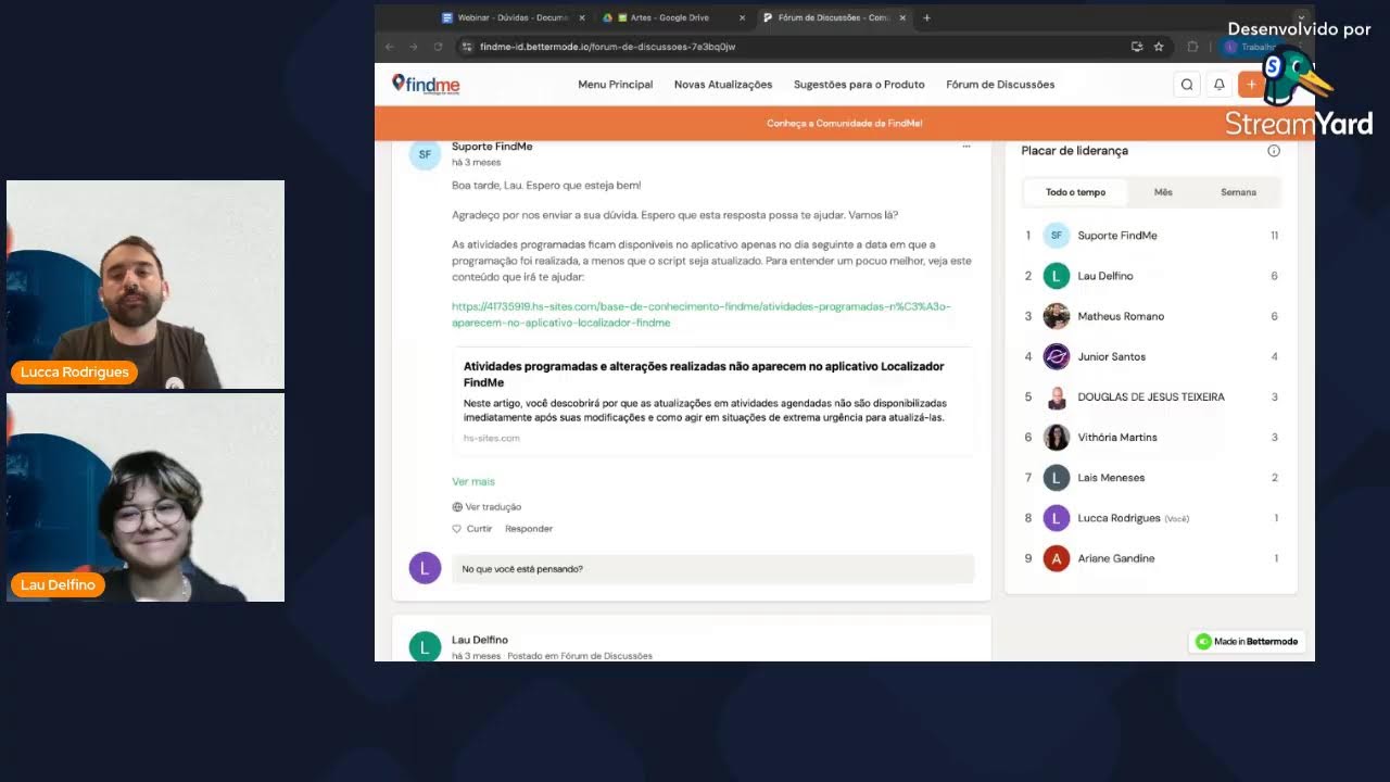 WEBINAR - Dúvidas e Boas Práticas #2 - Supervisão com a FindMe