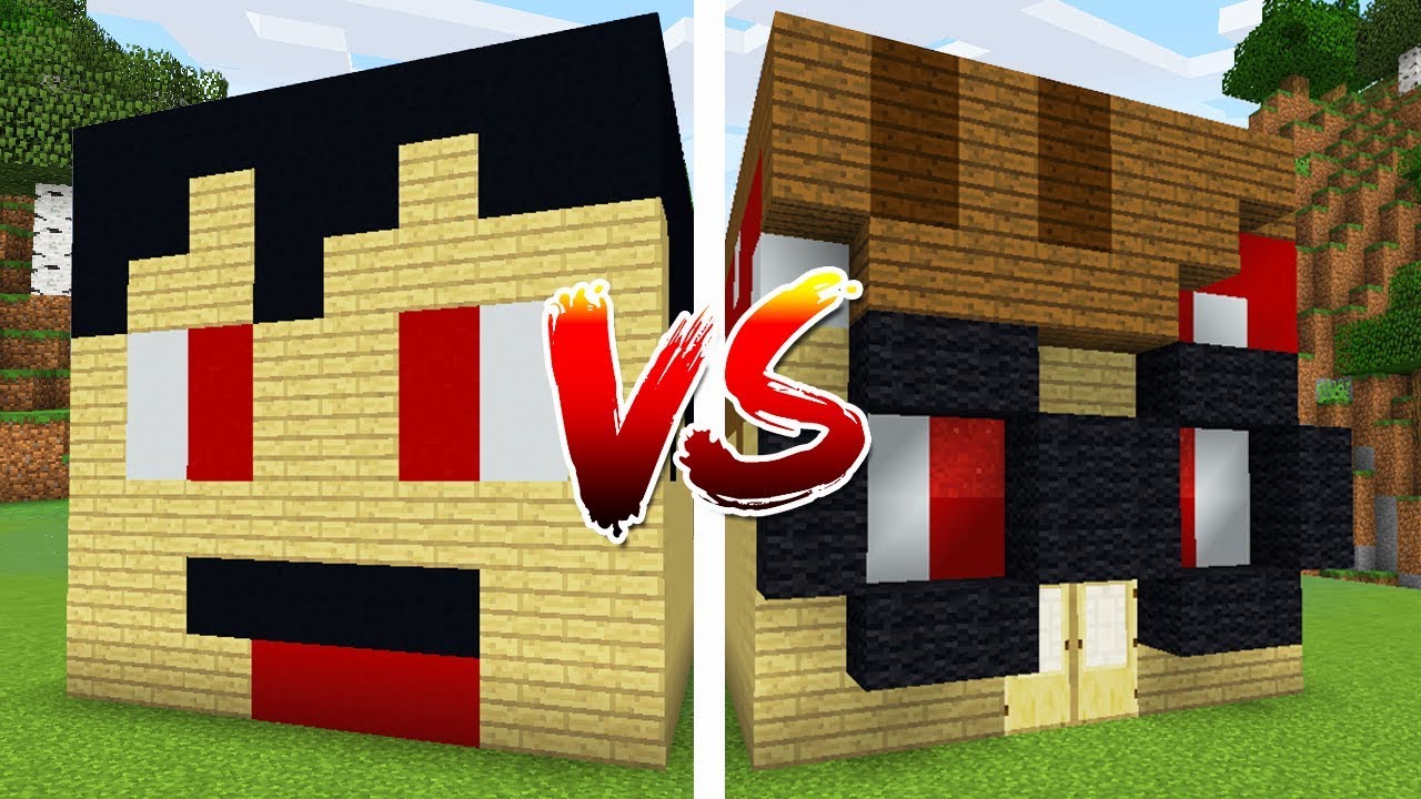 ДОМ RAGEELIXIR ПРОТИВ ДОМА BRANDONCRAFTER В MINECRAFT POCKET EDITION!