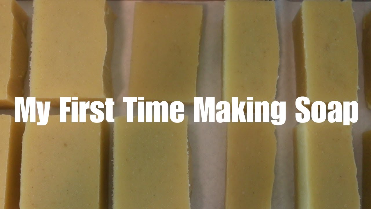 My First Time Making Soap! | Shea Butter Oatmeal Cold Process Soap