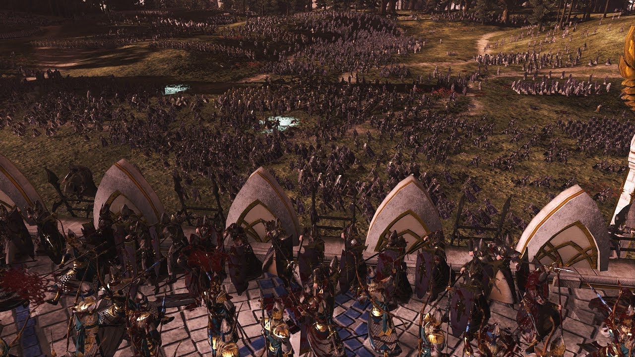 WARHAMMER 2 EPIC 15K SIEGE OF LOTHERN (Machinima)