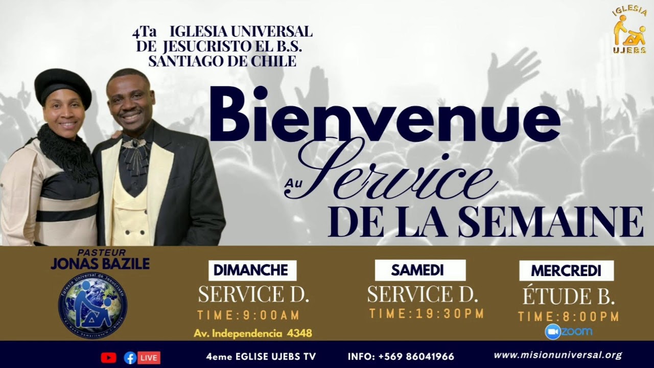 Service du dimanche 18/01/2026