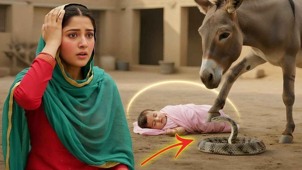 Wafadar Gadhy Ne Kesy Chooty Bacchy Ki Jaan Bachai // Gadha Zahreela Saanp Ki Kahani // Waqiaat 