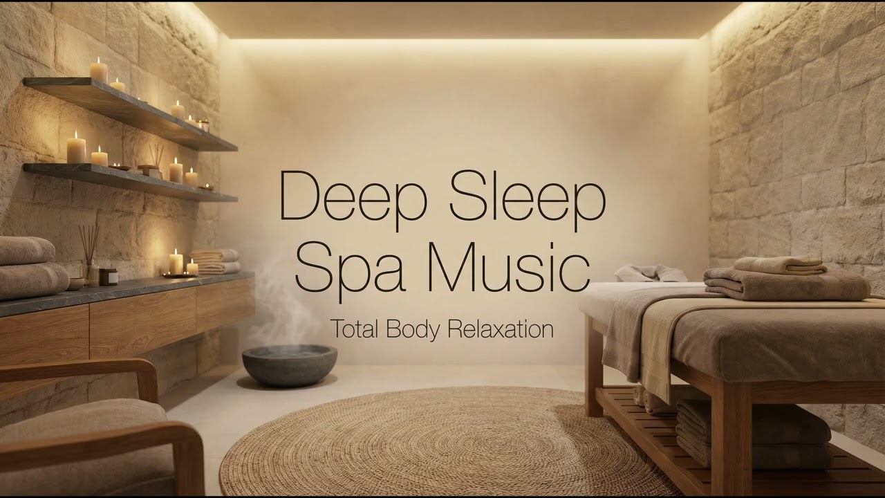 Deep Sleep Spa Music 🌙 Total Body Relaxation & Stress Release
