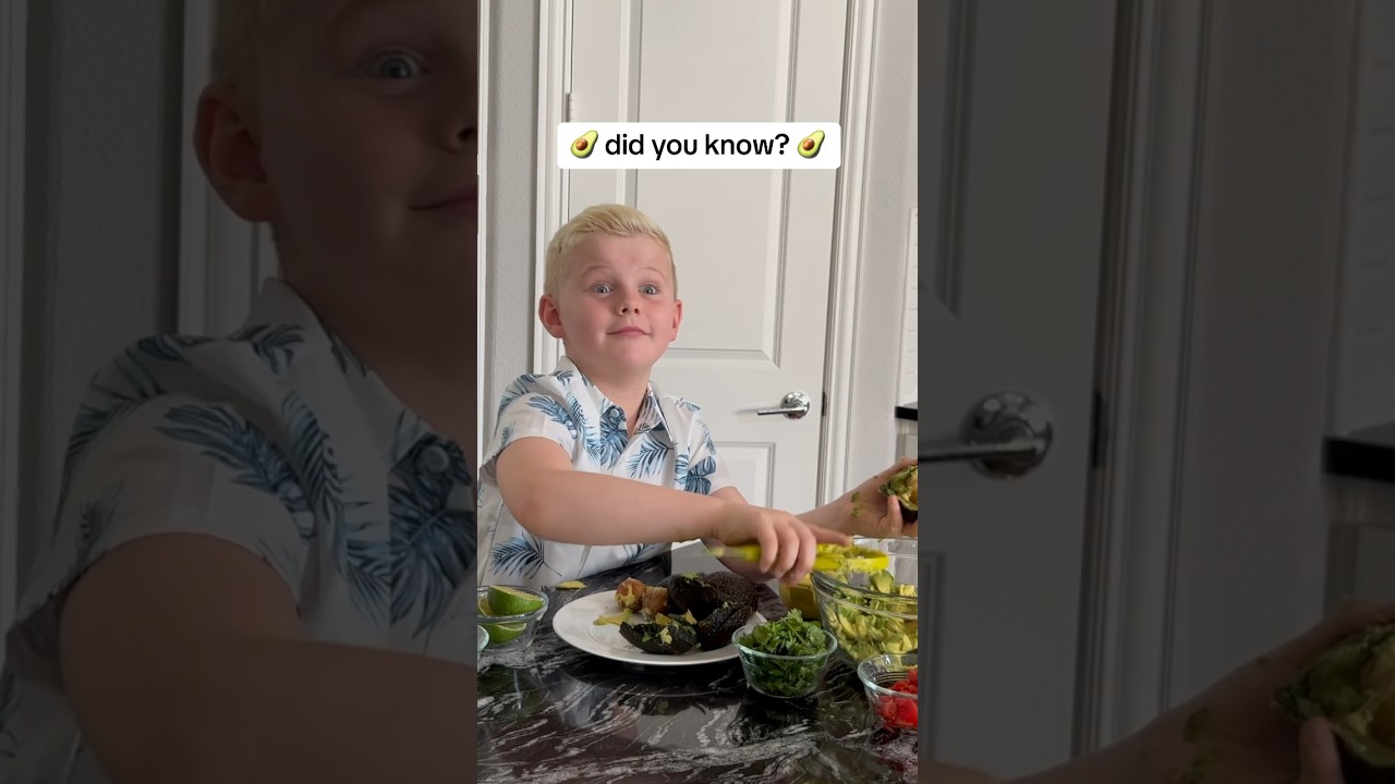 the truth about avocado 🥑 #kidtailsandbites #kidchef #avocado