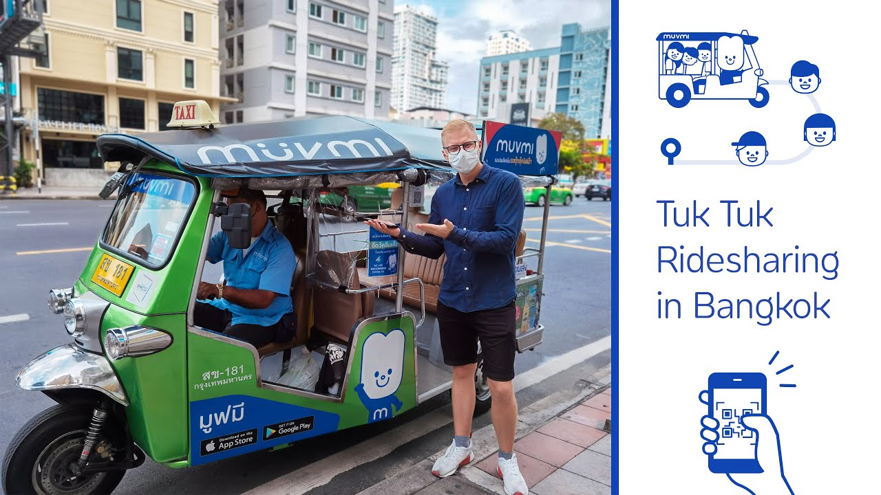 Das Elektro Tuk Tuk kommt nach Bangkok! 🛺 (So funktioniert die MuvMi App) 📱