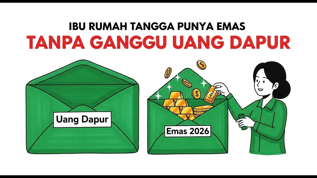 3 Cara Ibu Rumah Tangga Punya Emas 2026 Tanpa Ganggu Uang Dapur!