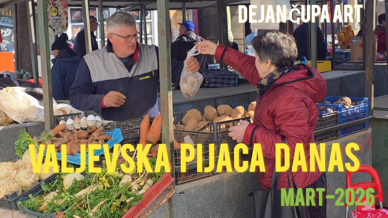 Valjevska pijaca danas.          Ljudi-Roba-Cene i sva dešavanja na i oko iste.!!!  Dejan Čupa Art 