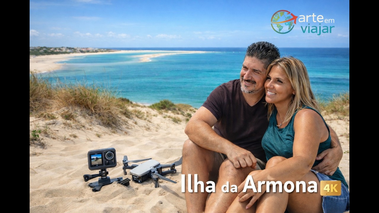 Armona Island, Portugal 🇵🇹 | Stunning 4K Drone Footage