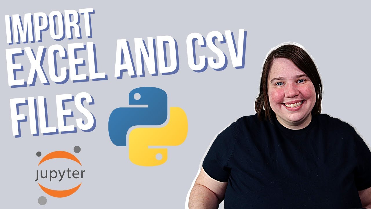Как импортировать файлы Excel и CSV в Python с помощью Jupyter Notebooks || Python для учёных