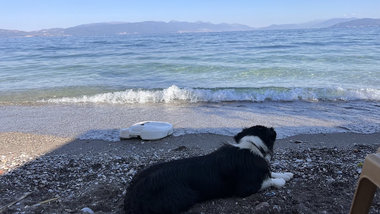 Lake Ohrid, Gradiste; morning with crystal clear water. It is what it is.
