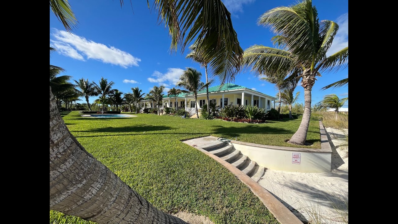 Newest beachfront listing on Treasure Cay Beach - these rarely come on the market!