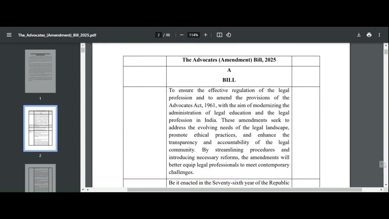 advocates amendment act, 2025