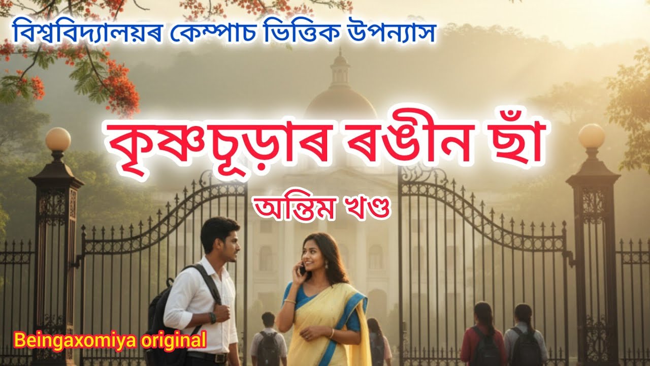 কৃষ্ণচূড়াৰ ৰঙীন ছাঁ || Krishna-Churar Rangin Saa Last Part | Assamese Novel | University Life Novel