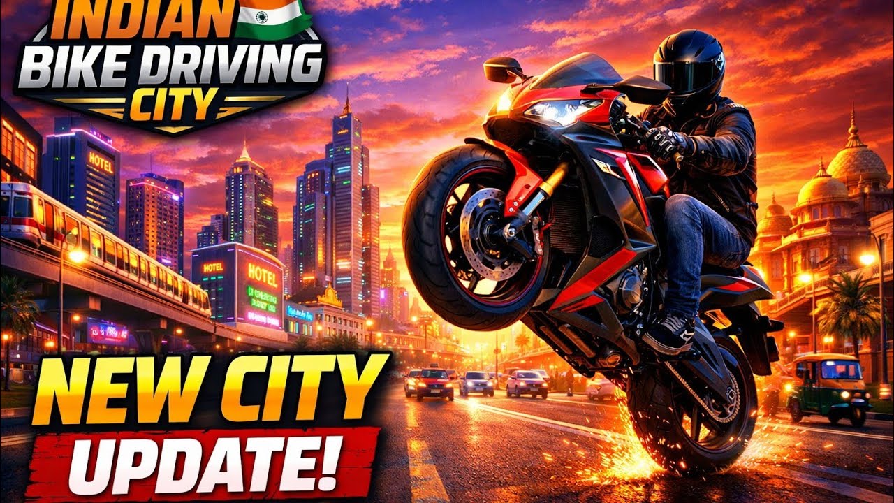 Indian bike driving 3D create a new city episode 1..........................
