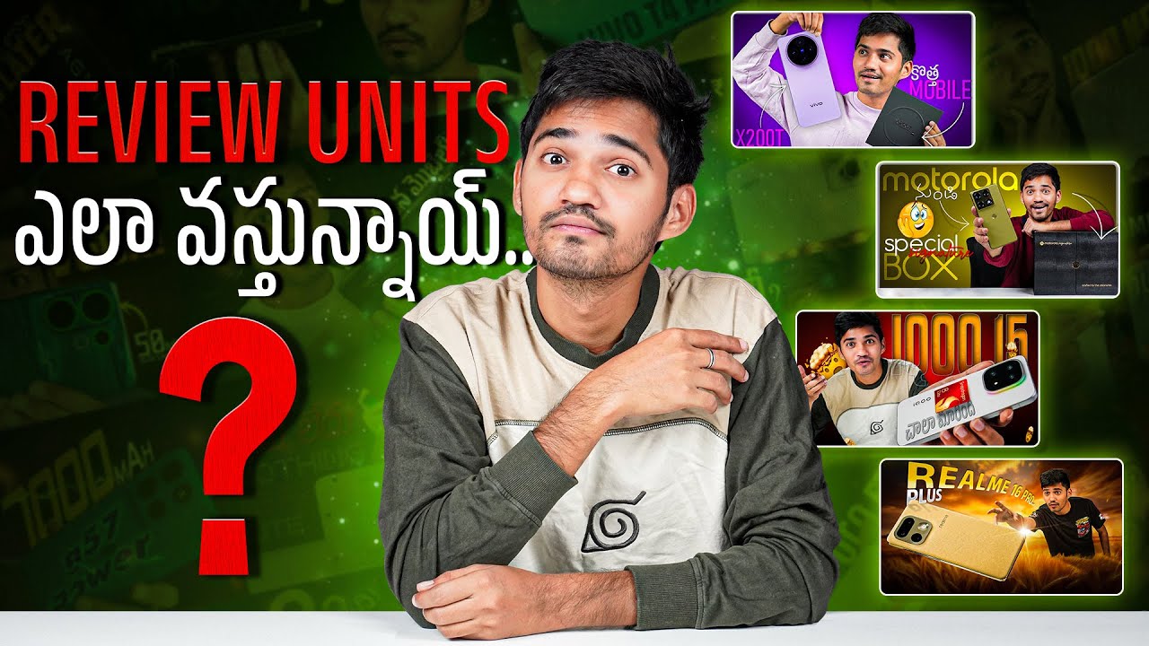 Answer to your questions - This is how I get review units | Tech With Yesh Telugu
