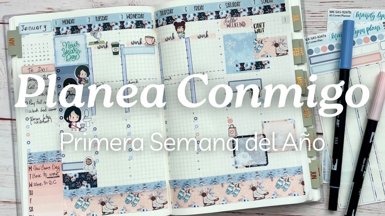 Cómo Planificar la Primera Semana del Año 2024. Common Planner Sterling Ink