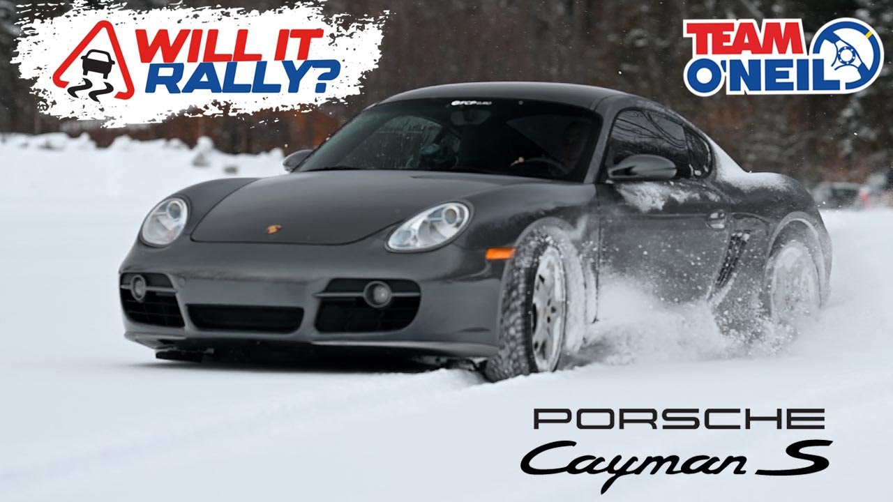 Будет ли он участвовать в ралли? Porsche Cayman S