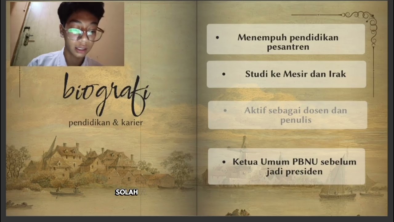Tugas Ujian Non Praktek SKI Kelompok 11, XII-4, Abdurrahman Wahid Sang Administrator Pesantren
