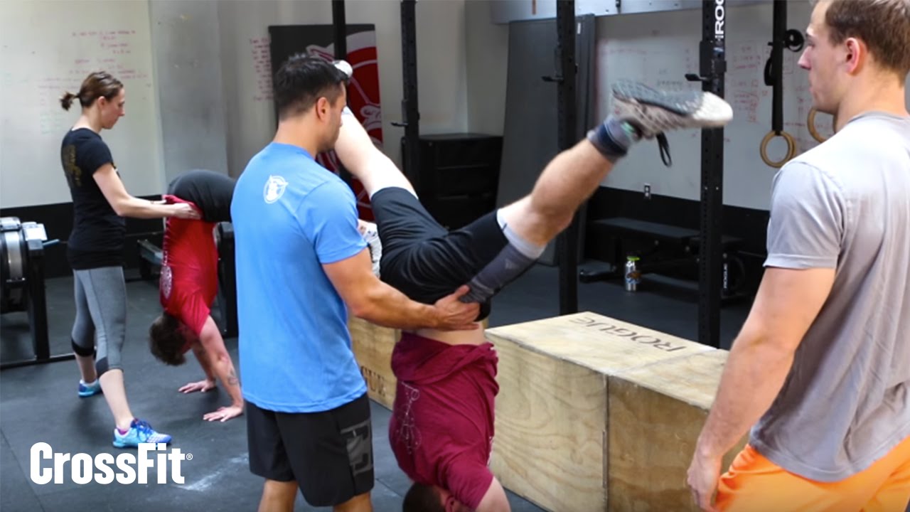 Press to Handstand Progression: Box Drill