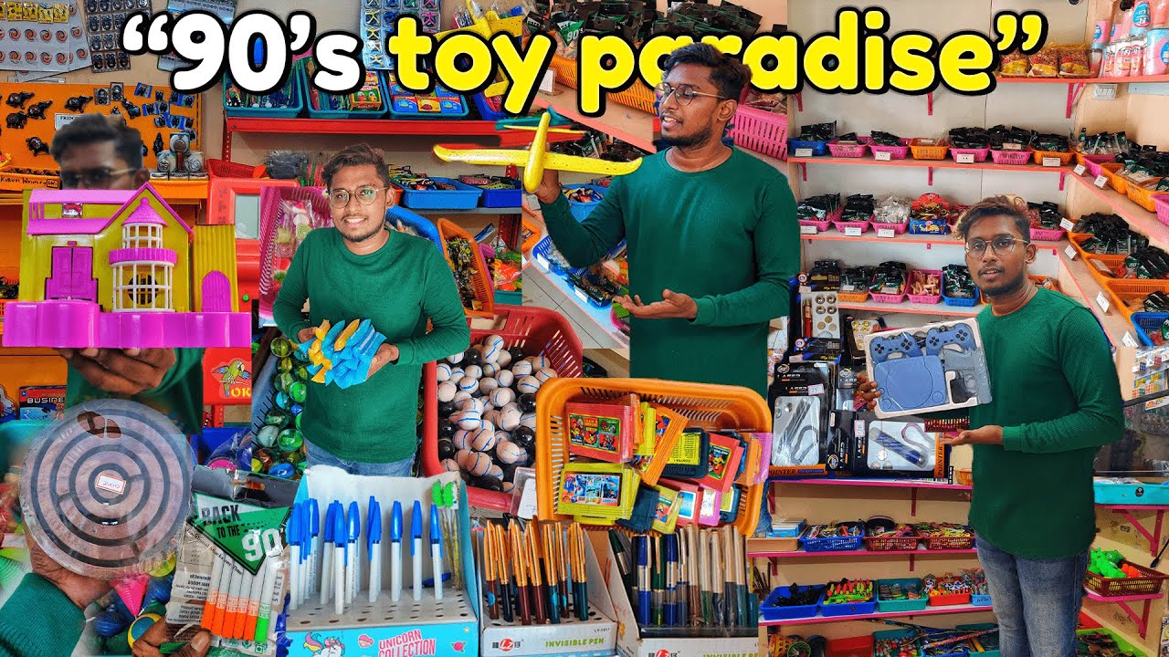 உலகம் முழுவதும் செல்லும் 90's விளையாட்டு பொருட்கள்|Old memories|Toy shop|Xploring💫