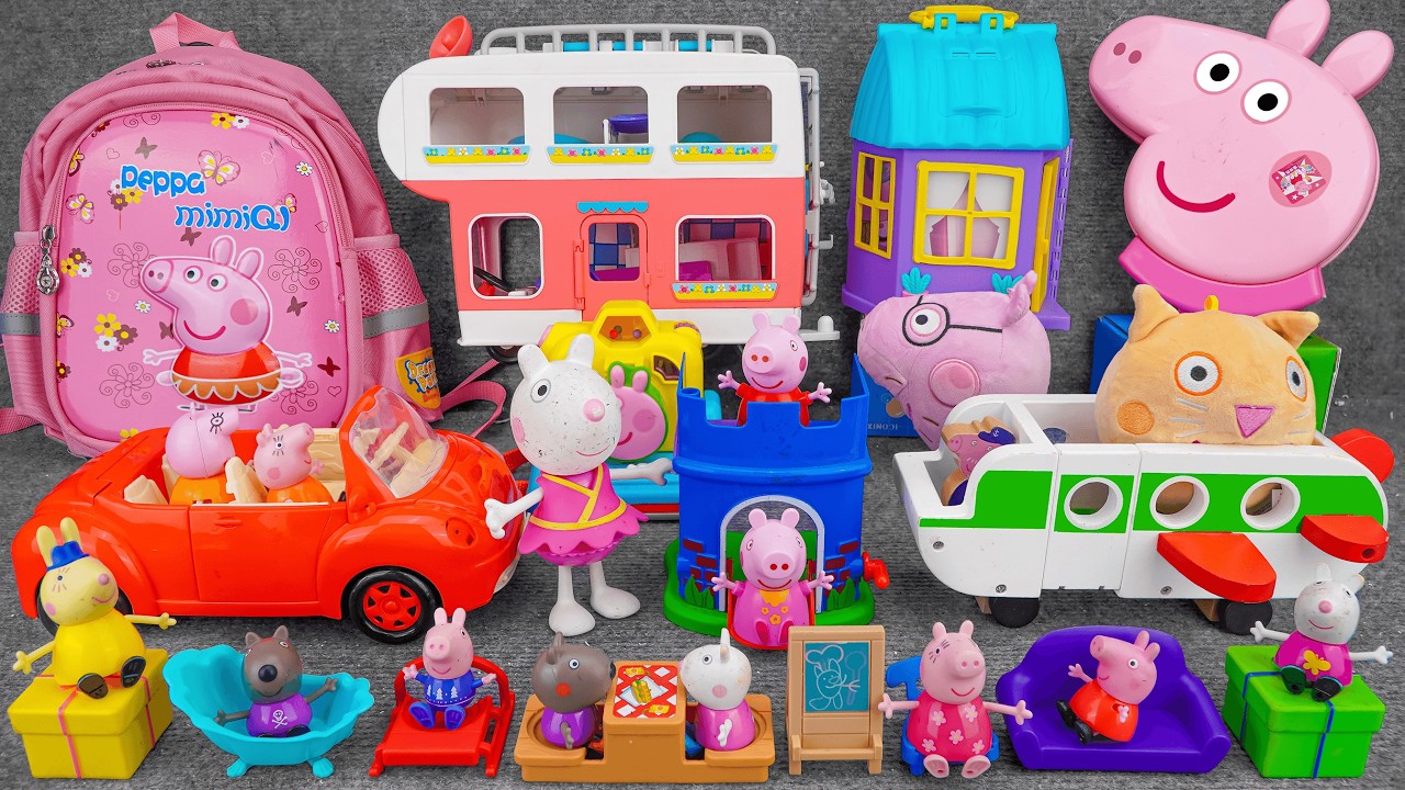 Peppa Pig ASMR | 99 Minutes Satisfying with Unboxing Cute Peppa Pig Peppa's Dance Party Playset
