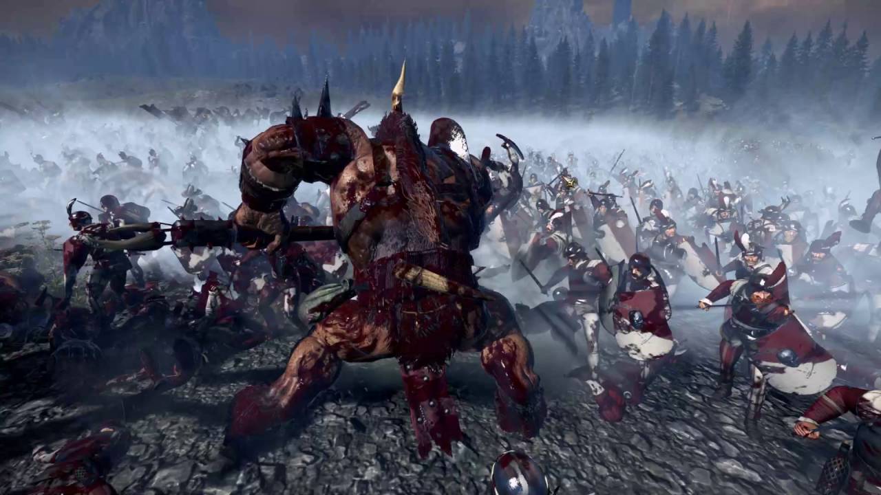 9,000 Swordsmen vs 200 Minotaurs - Warhammer Total War | SurrealBeliefs