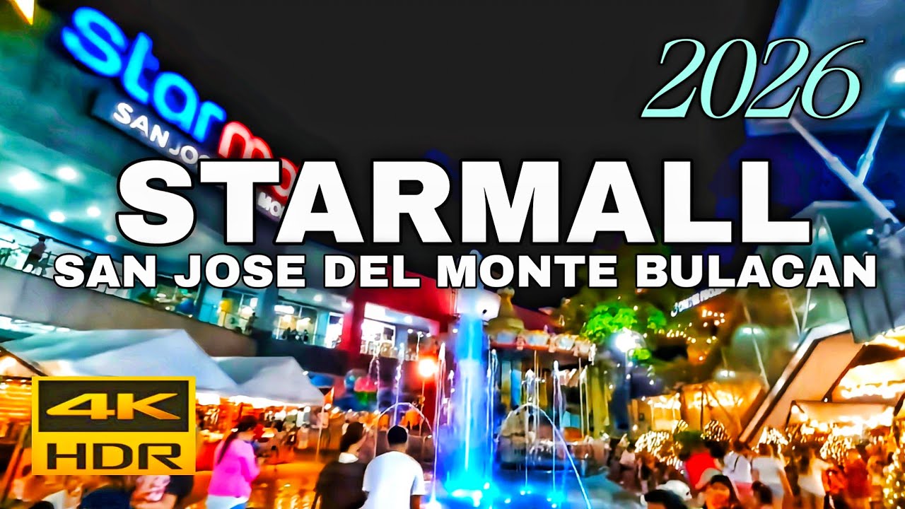 Starmall San Jose Del Monte TRANSFORMS After The Rain! | 4K HDR Walk 2026 | Bulacan, Philippines 