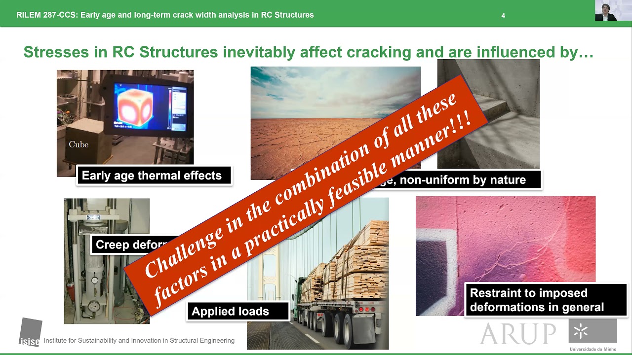 RILEM 287-CCS: Early age and long-term crack width analysis in RC structures