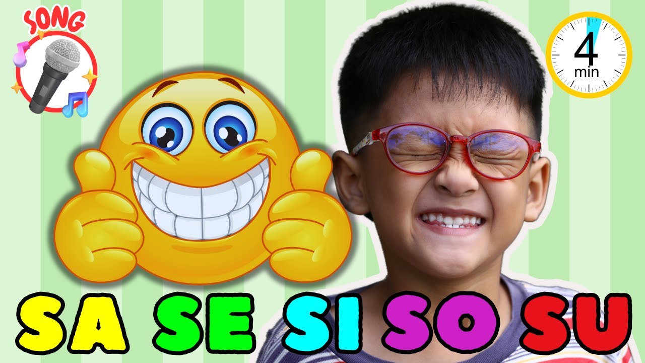 SILLABE SA SE SI SO SU | LETTERA S | CANZONE PER BAMBINI 3/7 ANNI | IMPARA FACILMENTE CANTANDO