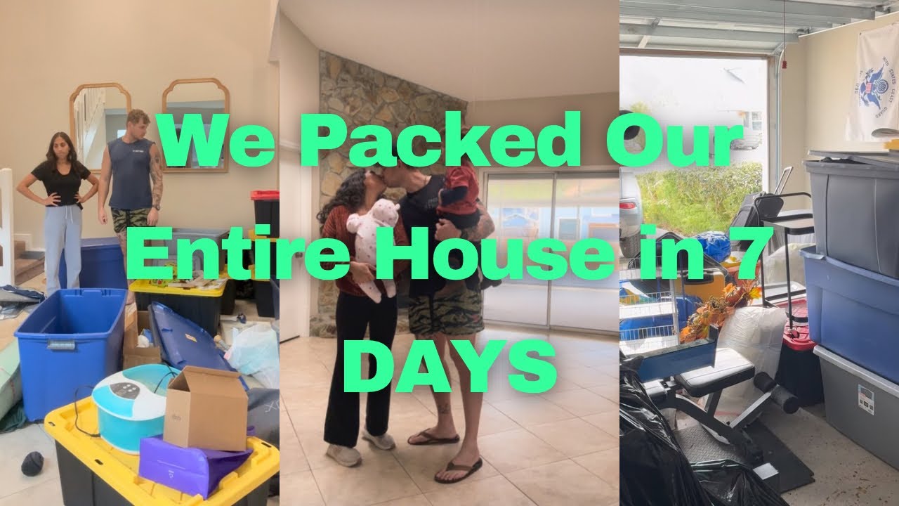 We Packed Our Entire House In 7 Days😅