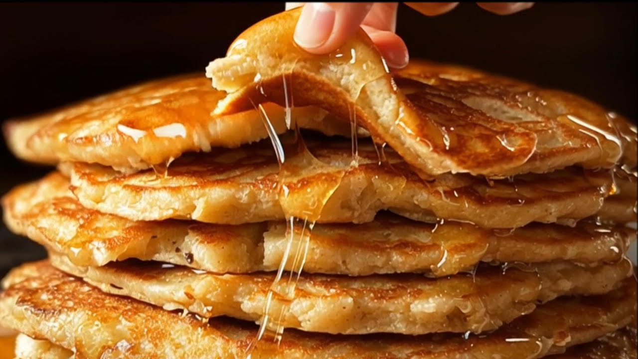 These Apple Oat Pancakes Are Addictive – Simple & Healthy