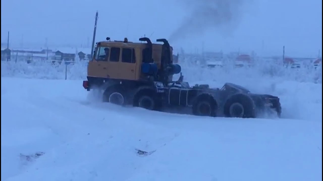 Tatra 815  V 12 bi-turbo  8x8 по снегу