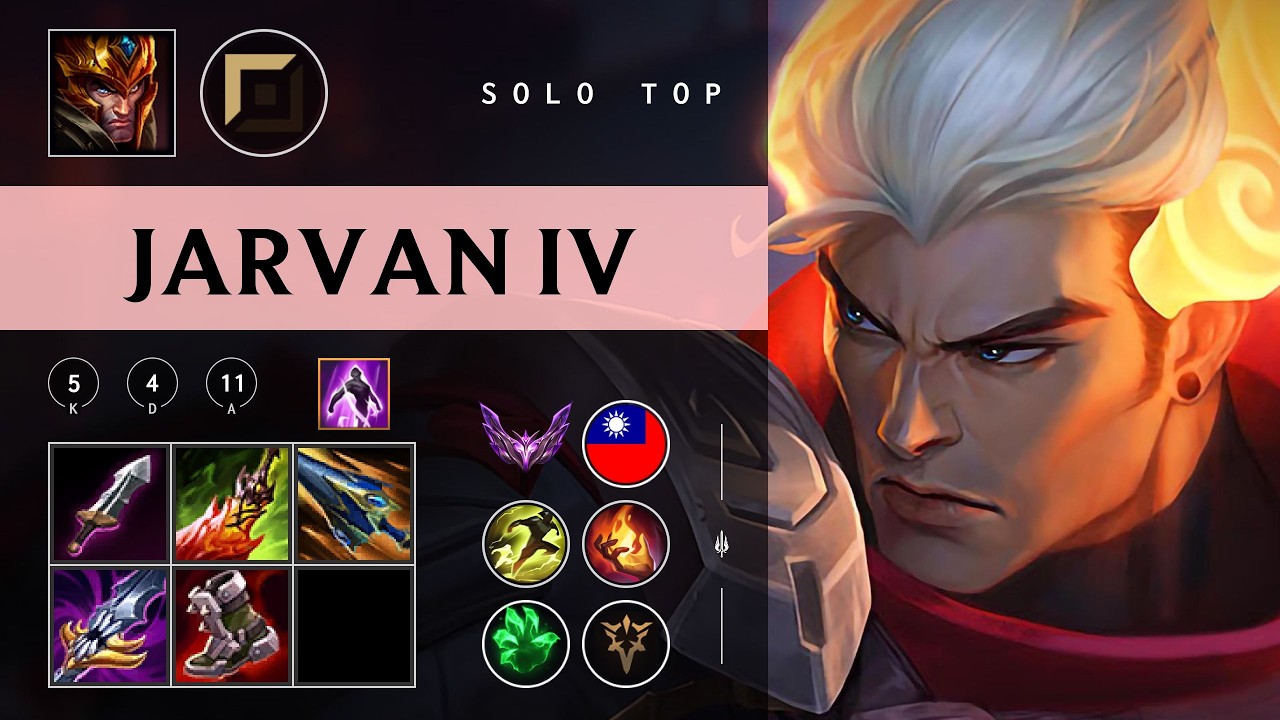Jarvan IV Top vs Riven - TW Master Patch 26.05